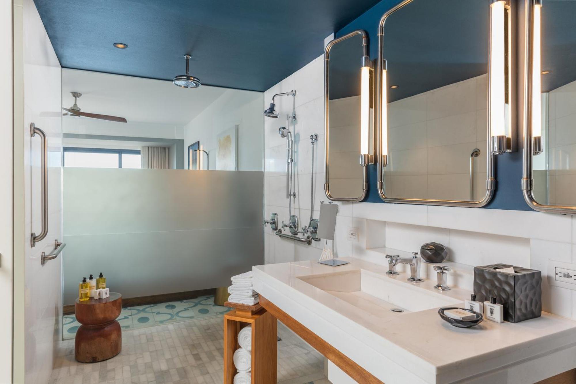 King Room Ocean View Roll Shower Disability Access